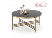 Kafijas galds ISMENA, zloty/melns