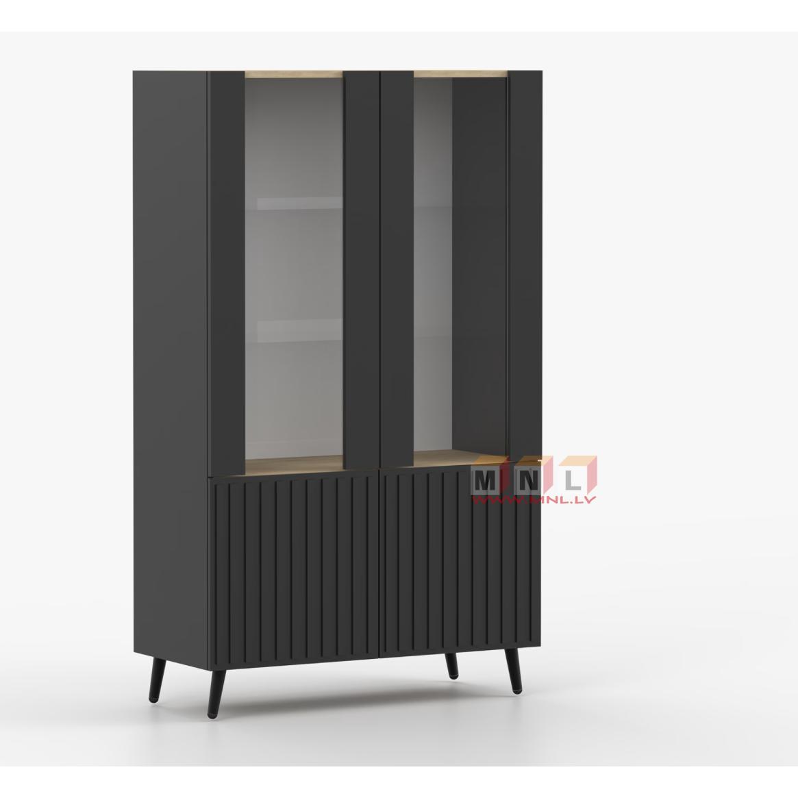 Vitrīna 2D cremona/melns