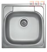 Izlietne iegr.ner. 480*480 0.5mm caur.vidū+ sif.